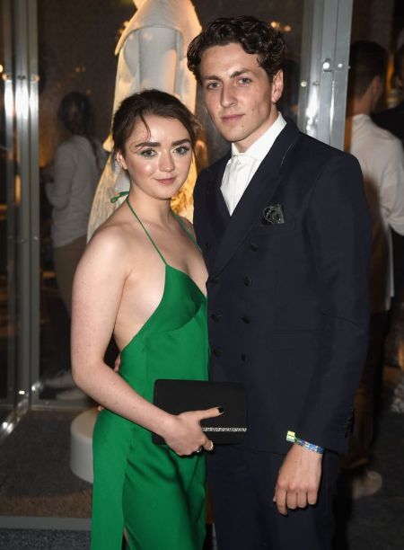 Maisie Williams with her ex-boyfriend Ollie Jackson, a british car racer. 